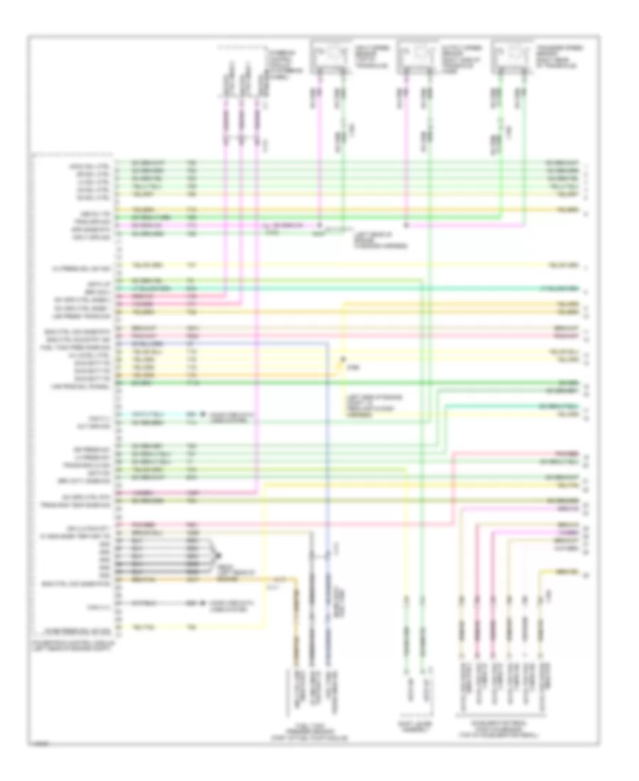 2.4L, Engine Performance Wiring Diagram, 6 Speed AT (1 of 6) for Dodge Avenger SXT 2013