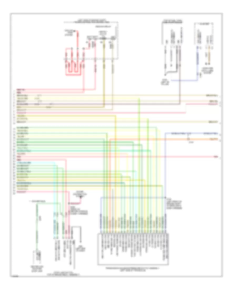 2.4L, Engine Performance Wiring Diagram, 6 Speed AT (3 of 6) for Dodge Avenger SXT 2013