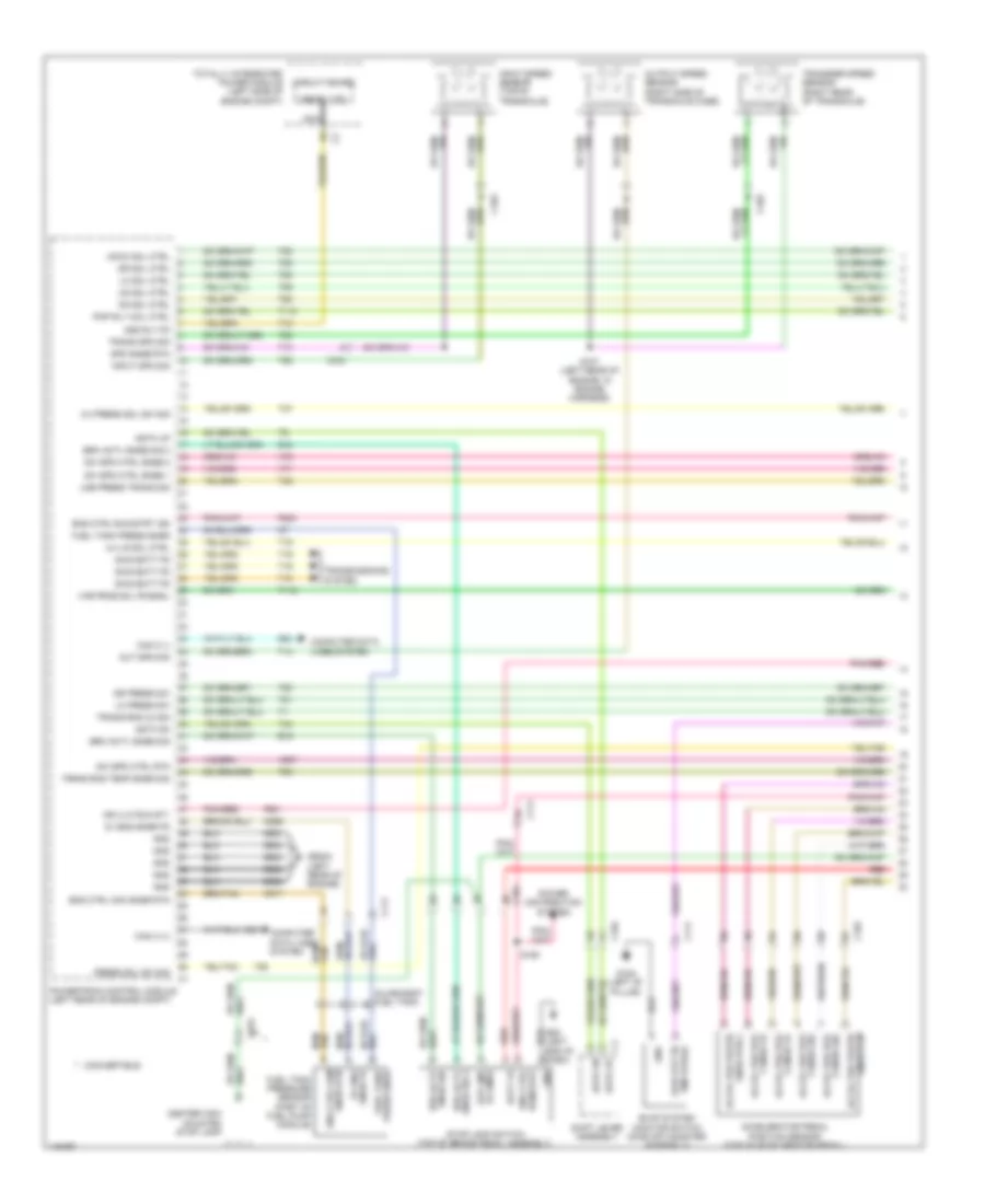 3.6L, Engine Performance Wiring Diagram (1 of 6) for Dodge Avenger SXT 2013