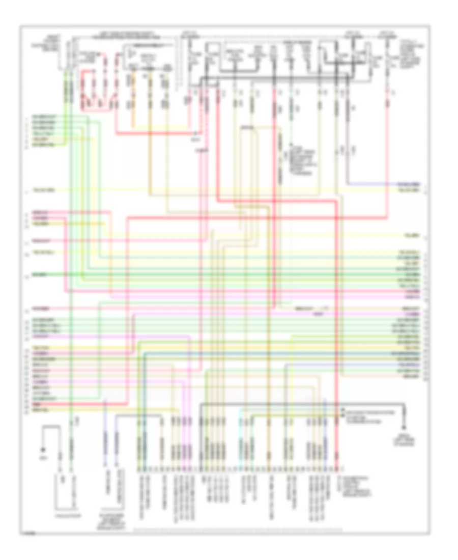 3.6L, Engine Performance Wiring Diagram (2 of 6) for Dodge Avenger SXT 2013