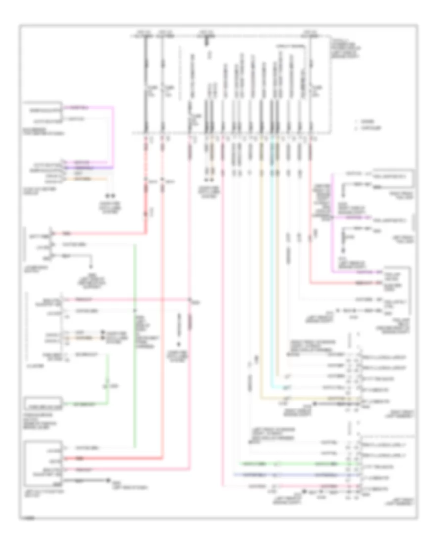 Headlights Wiring Diagram for Dodge Avenger SXT 2013