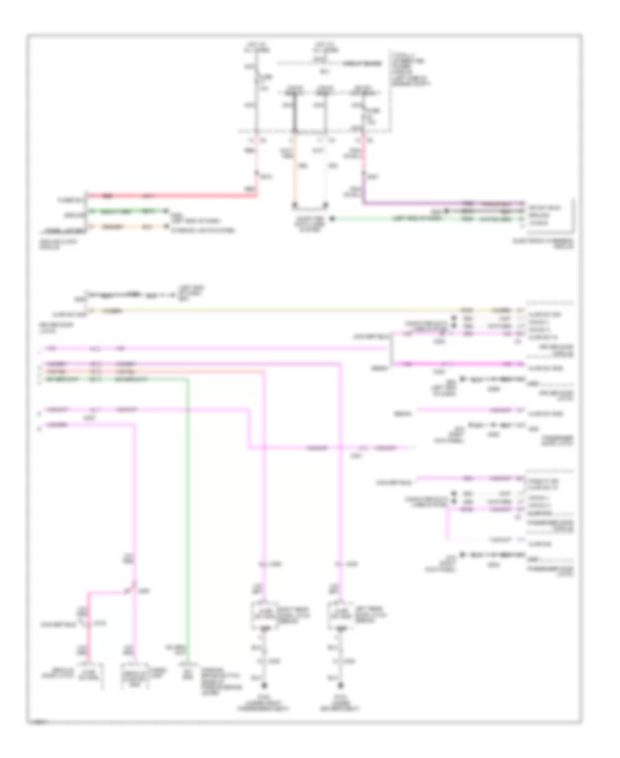 Instrument Cluster Wiring Diagram 2 of 2 for Dodge Avenger SXT 2013