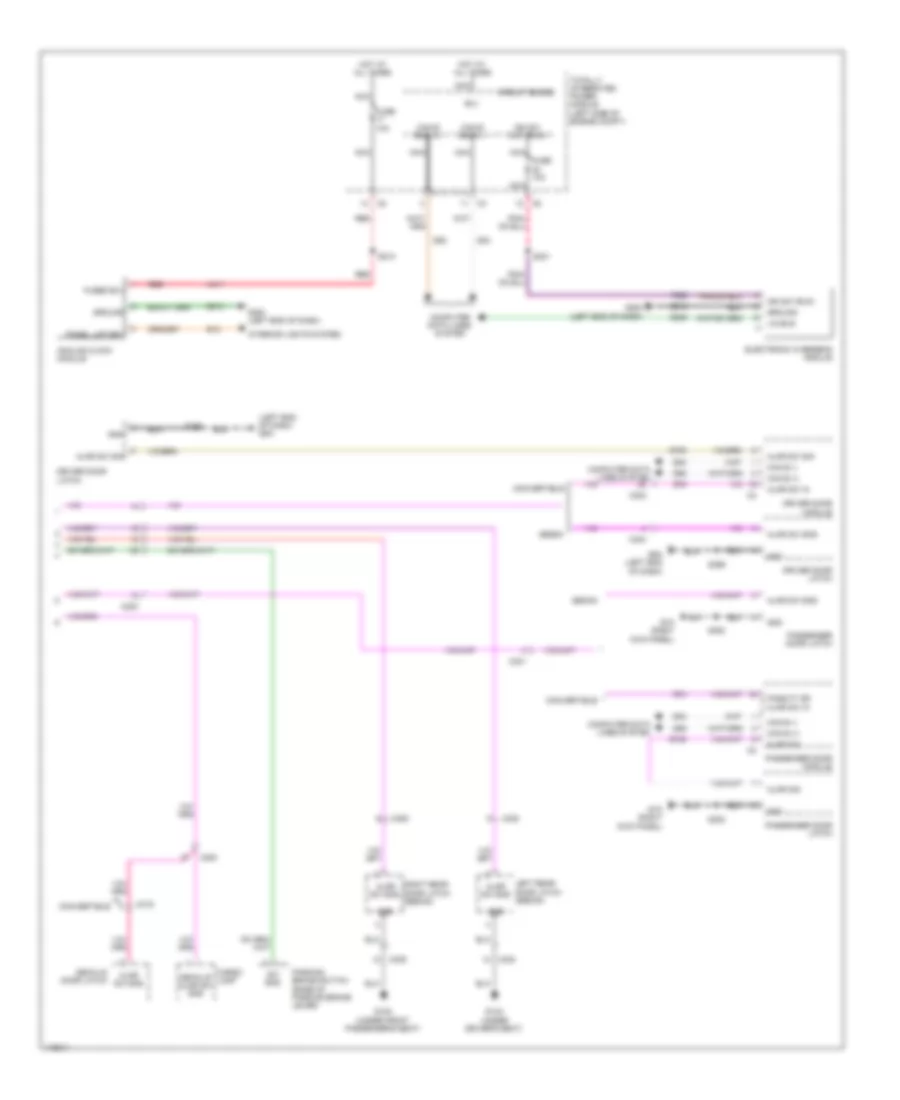 Instrument Cluster Wiring Diagram (2 of 2) for Dodge Avenger SXT 2013