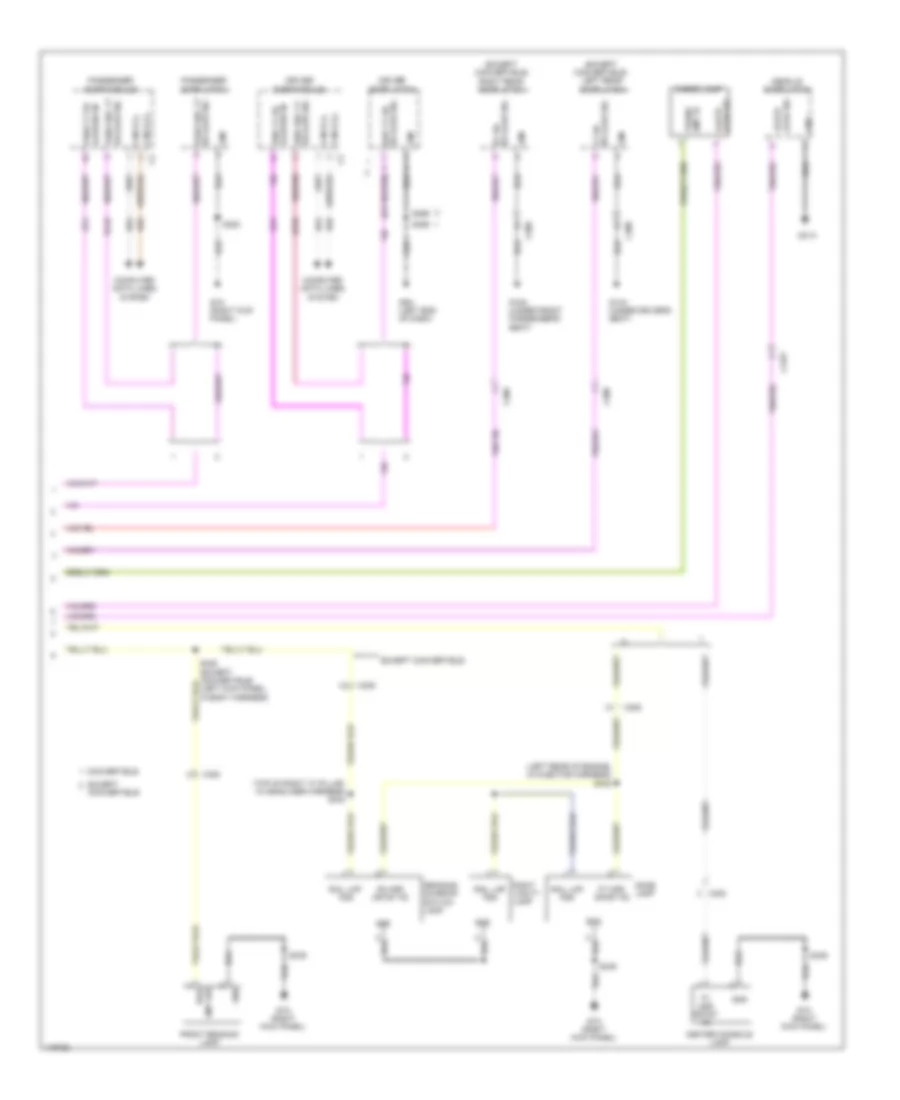 Interior Lights Wiring Diagram 2 of 2 for Dodge Avenger SXT 2013