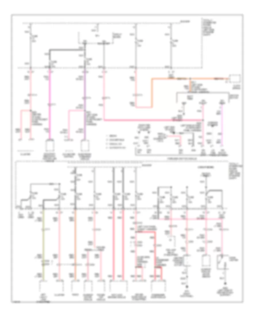 Power Distribution Wiring Diagram 2 of 3 for Dodge Avenger SXT 2013