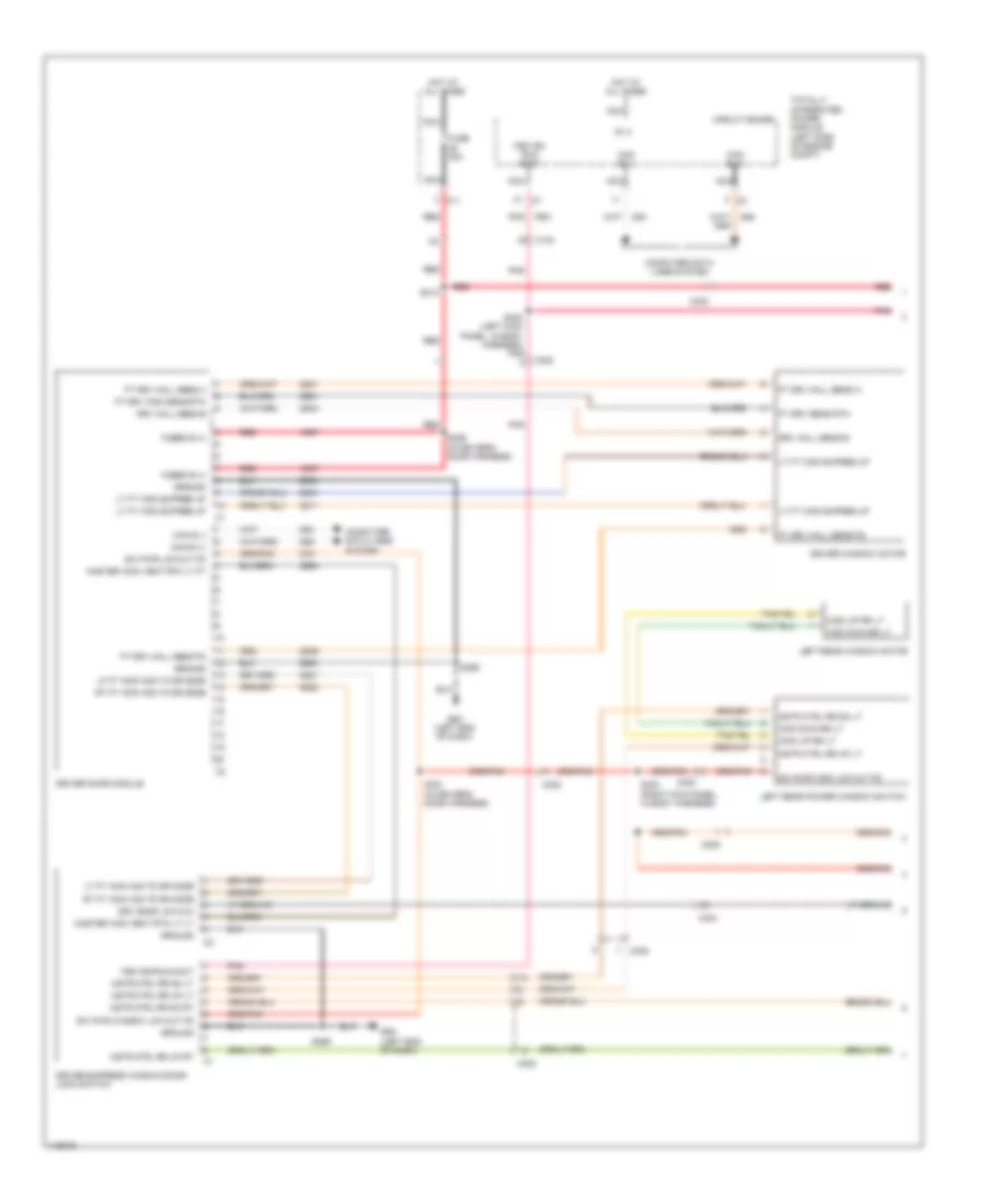 Power Windows Wiring Diagram (1 of 2) for Dodge Avenger SXT 2013
