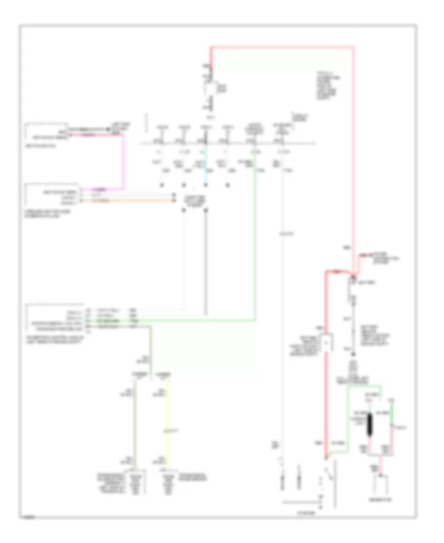 Starting Wiring Diagram for Dodge Avenger SXT 2013