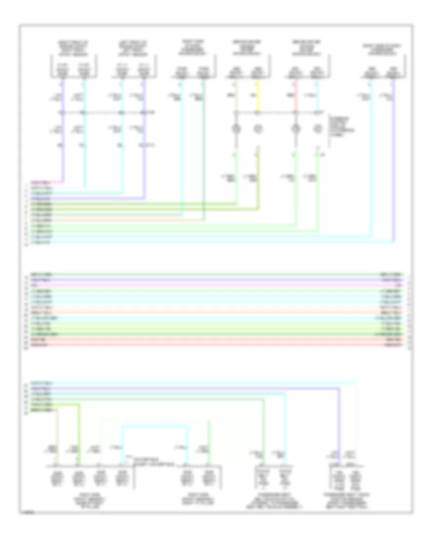 Supplemental Restraints Wiring Diagram 2 of 3 for Dodge Avenger SXT 2013