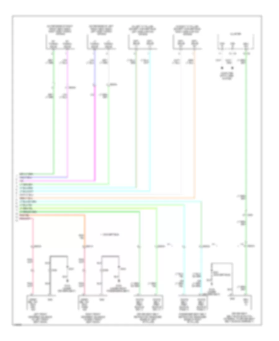 Supplemental Restraints Wiring Diagram 3 of 3 for Dodge Avenger SXT 2013