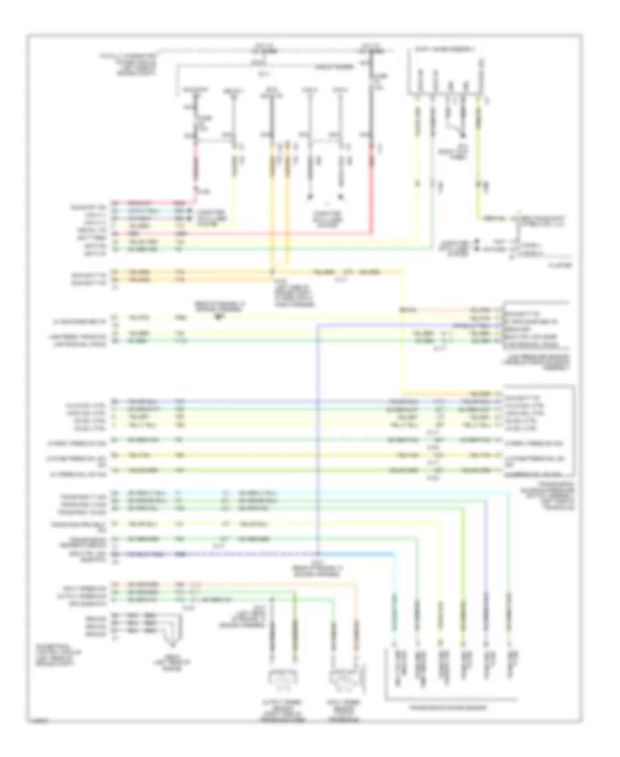 Transmission Wiring Diagram 4 Speed A T for Dodge Avenger SXT 2013