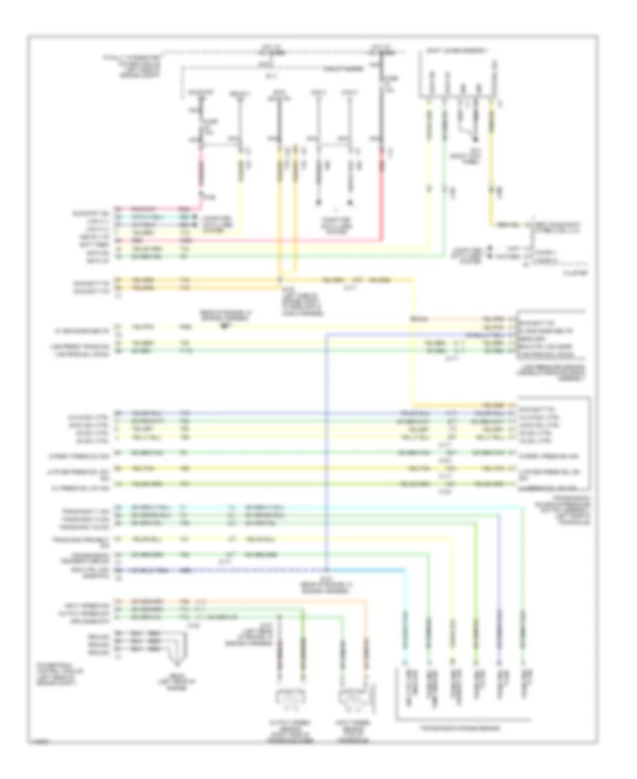 Transmission Wiring Diagram, 4 Speed AT for Dodge Avenger SXT 2013