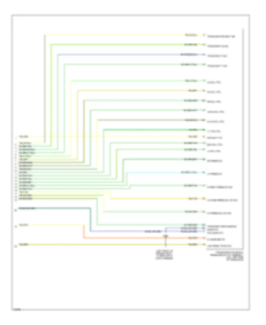 Transmission Wiring Diagram, 6 Speed AT (2 of 2) for Dodge Avenger SXT 2013