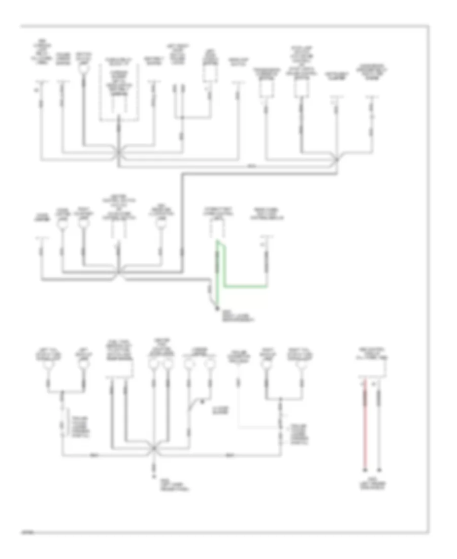 Ground Distribution Wiring Diagram (2 of 2) for Dodge Cab  Chassis R2500 1994