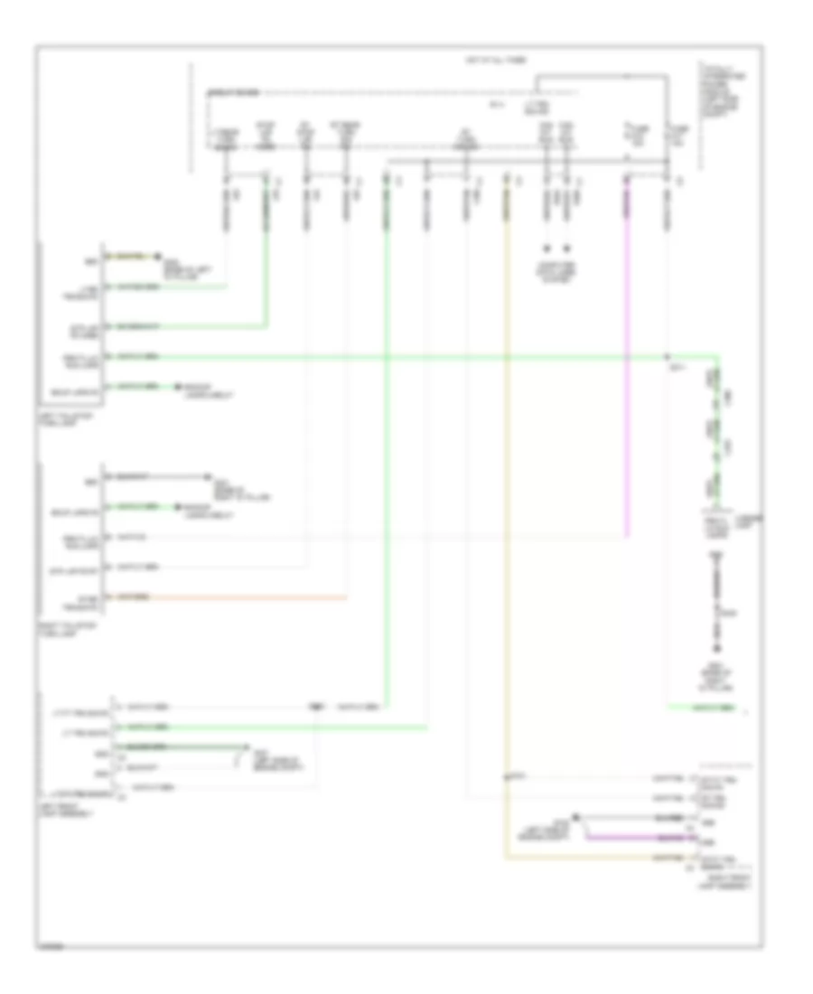Exterior Lamps Wiring Diagram (1 of 2) for Dodge Nitro Shock 2010