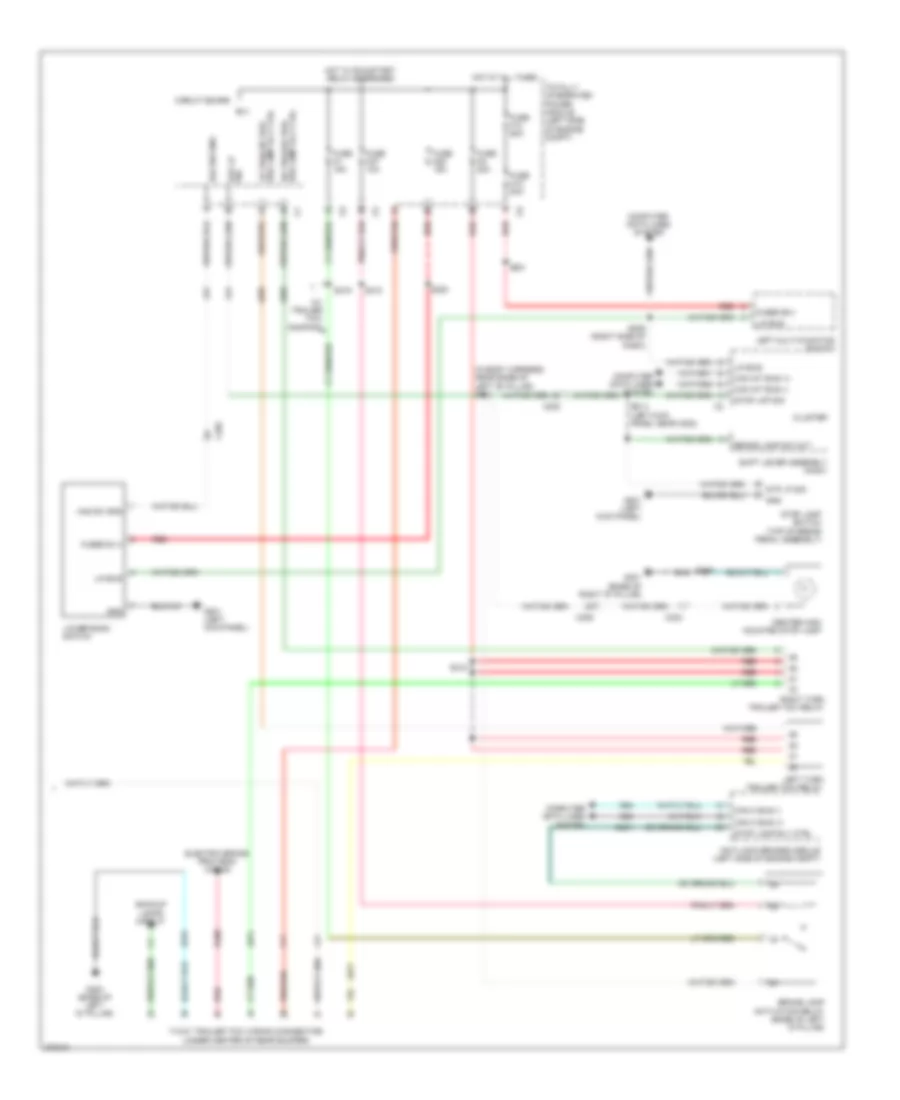 Exterior Lamps Wiring Diagram 2 of 2 for Dodge Nitro Shock 2010