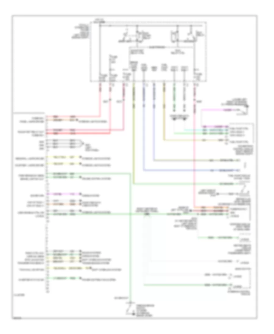 Instrument Cluster Wiring Diagram for Dodge Nitro SXT 2007