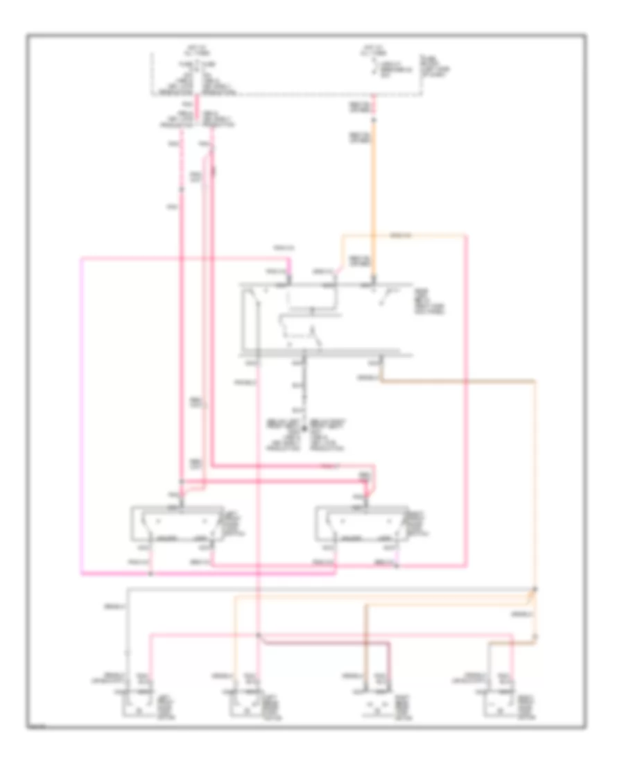 Door Lock Wiring Diagram for Dodge Monaco LE 1992