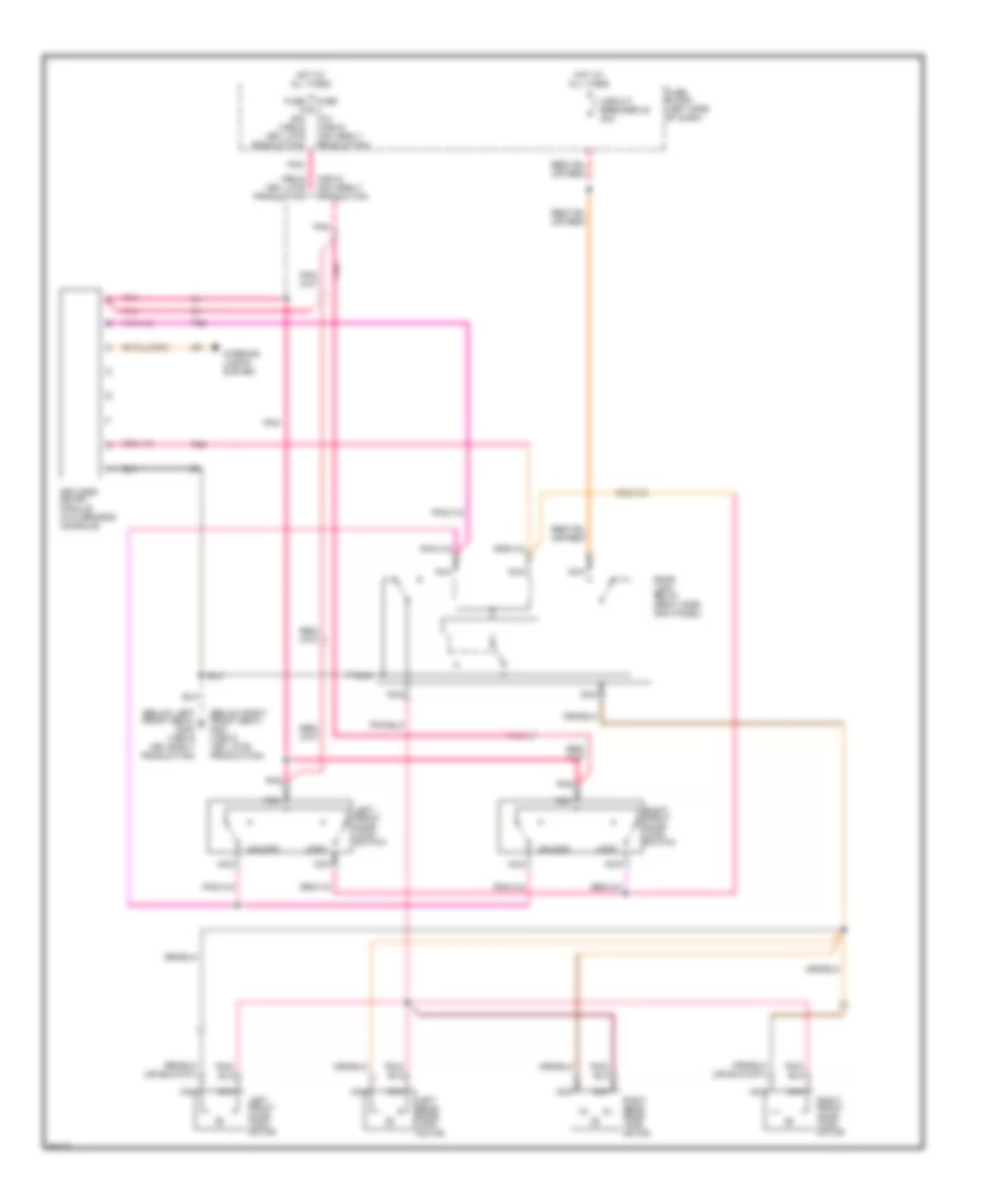 Keyless Entry Wiring Diagram for Dodge Monaco LE 1992