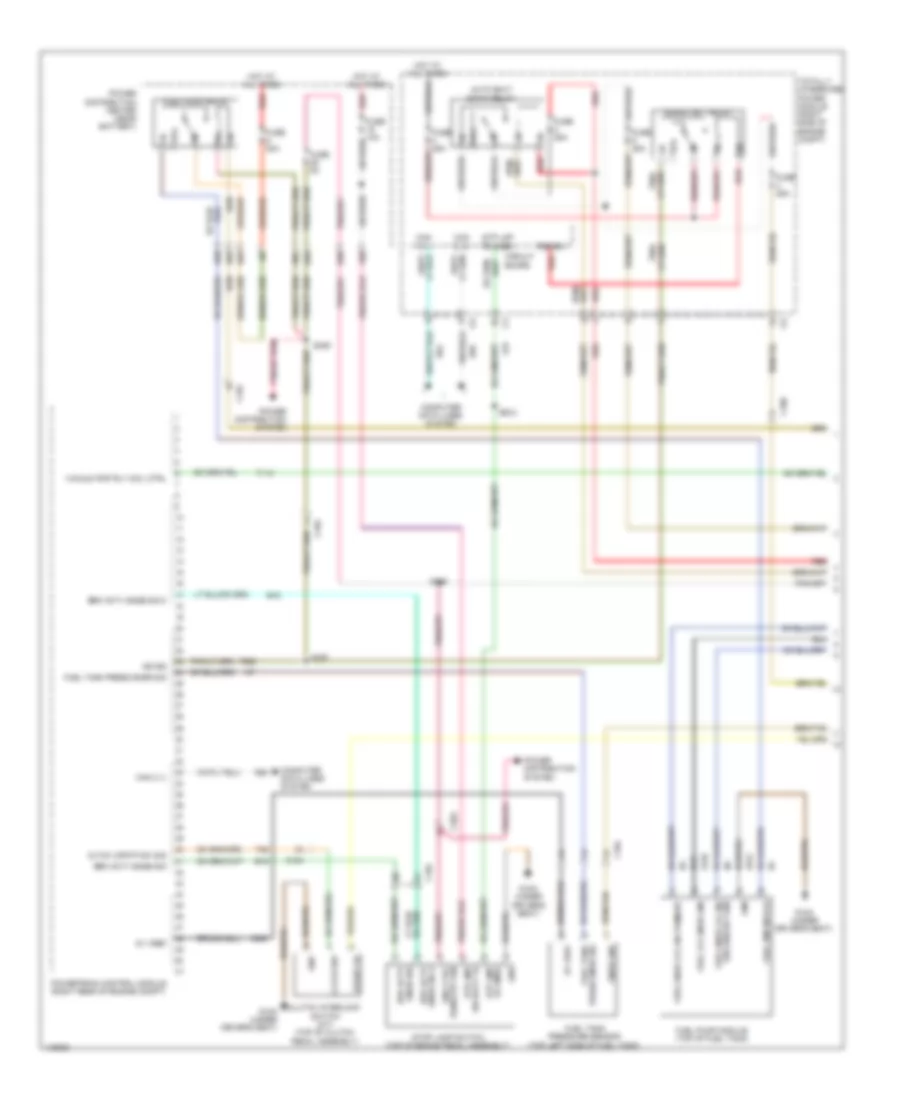 5.7L, Engine Performance Wiring Diagram (1 of 5) for Dodge Challenger RT 2013