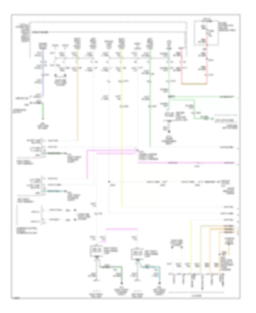 Exterior Lamps Wiring Diagram 1 of 2 for Dodge Challenger R T 2013