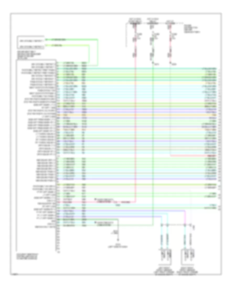 Supplemental Restraints Wiring Diagram 1 of 3 for Dodge Challenger R T 2013