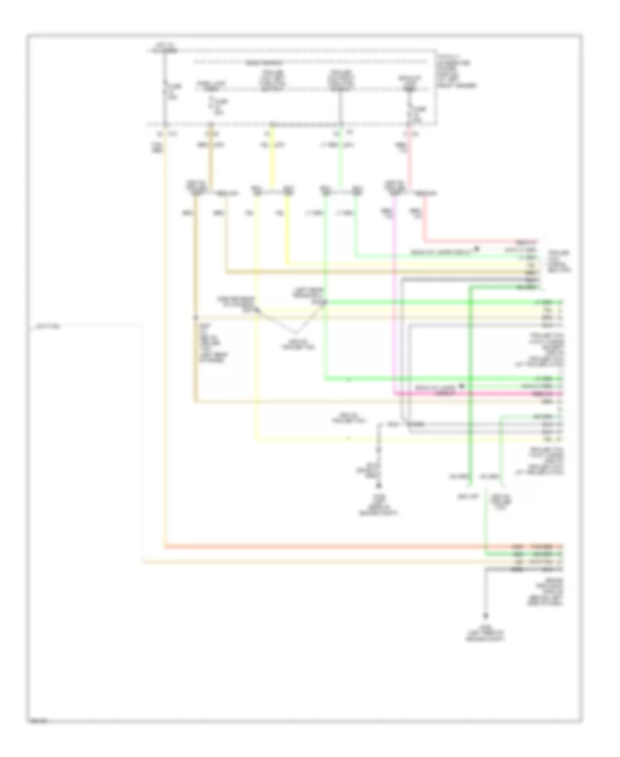 Exterior Lamps Wiring Diagram (2 of 2) for Dodge Pickup R1500 2007