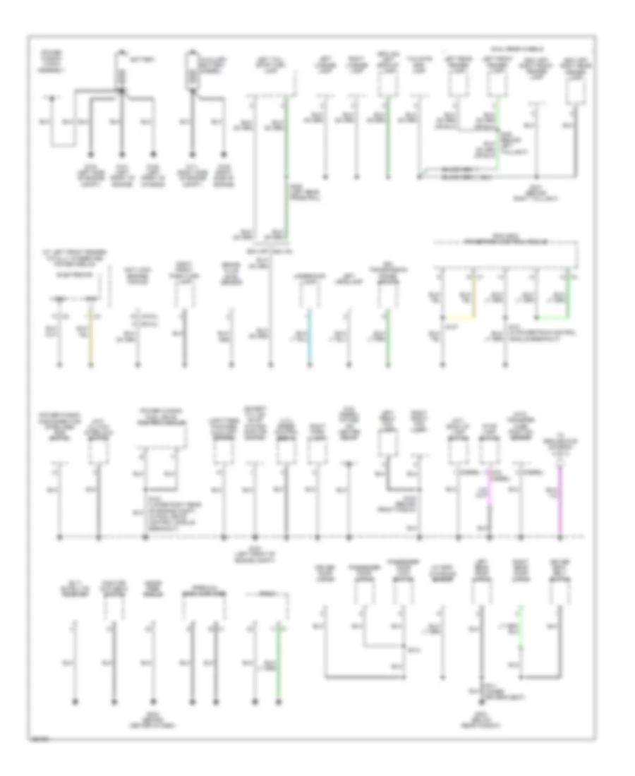 Ground Distribution Wiring Diagram 1 of 3 for Dodge Pickup R2007 1500