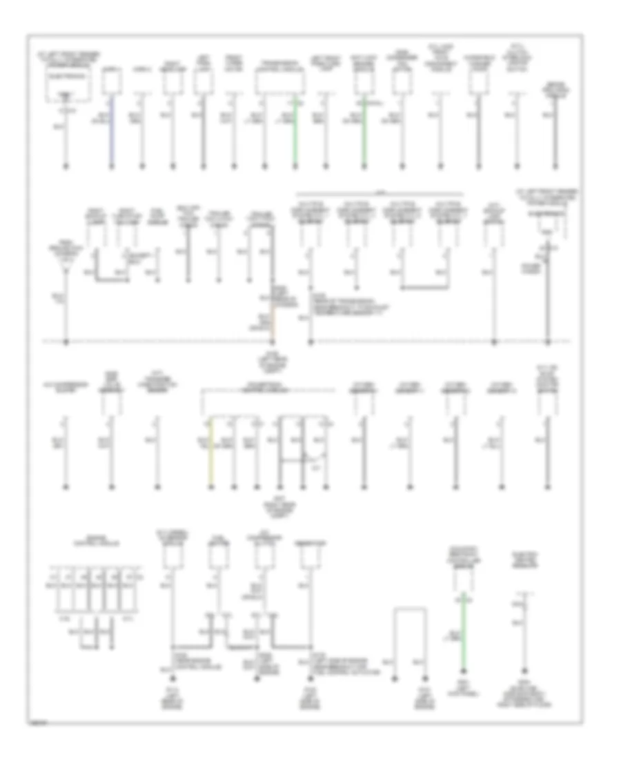 Ground Distribution Wiring Diagram (2 of 3) for Dodge Pickup R1500 2007