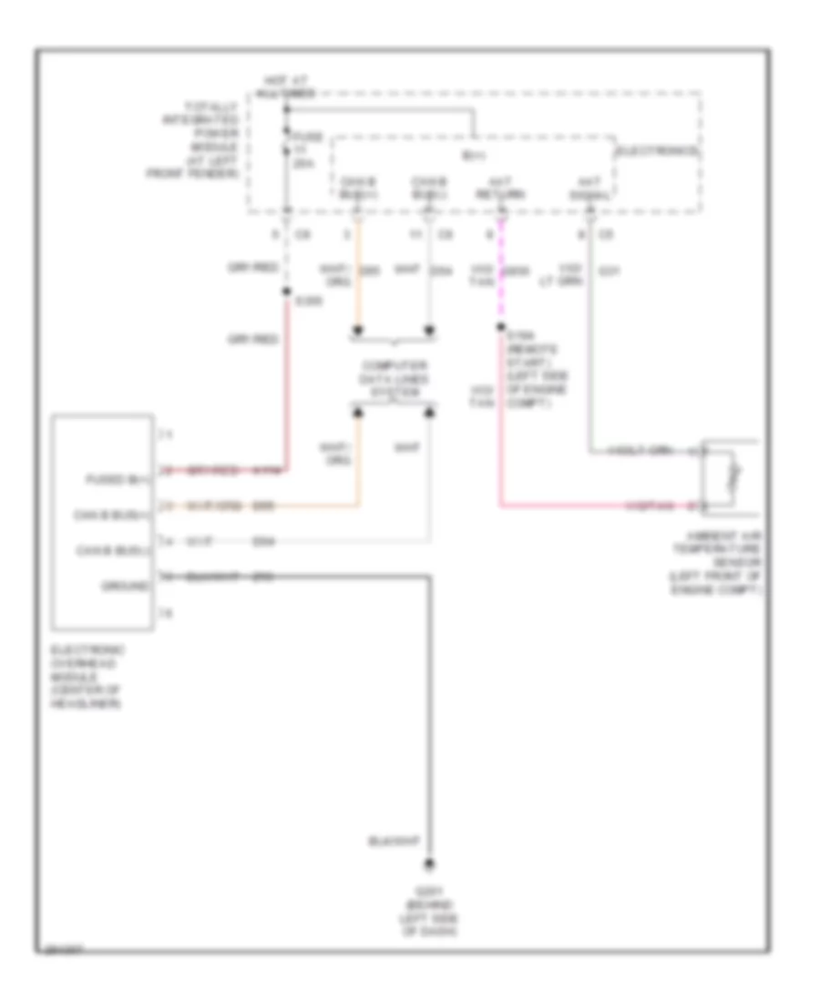 Overhead Console Wiring Diagram for Dodge Pickup R1500 2007