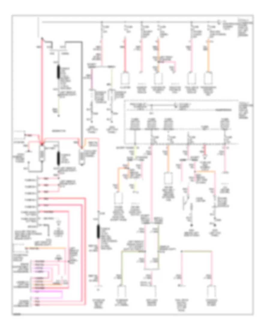 Power Distribution Wiring Diagram 1 of 3 for Dodge Pickup R2007 1500