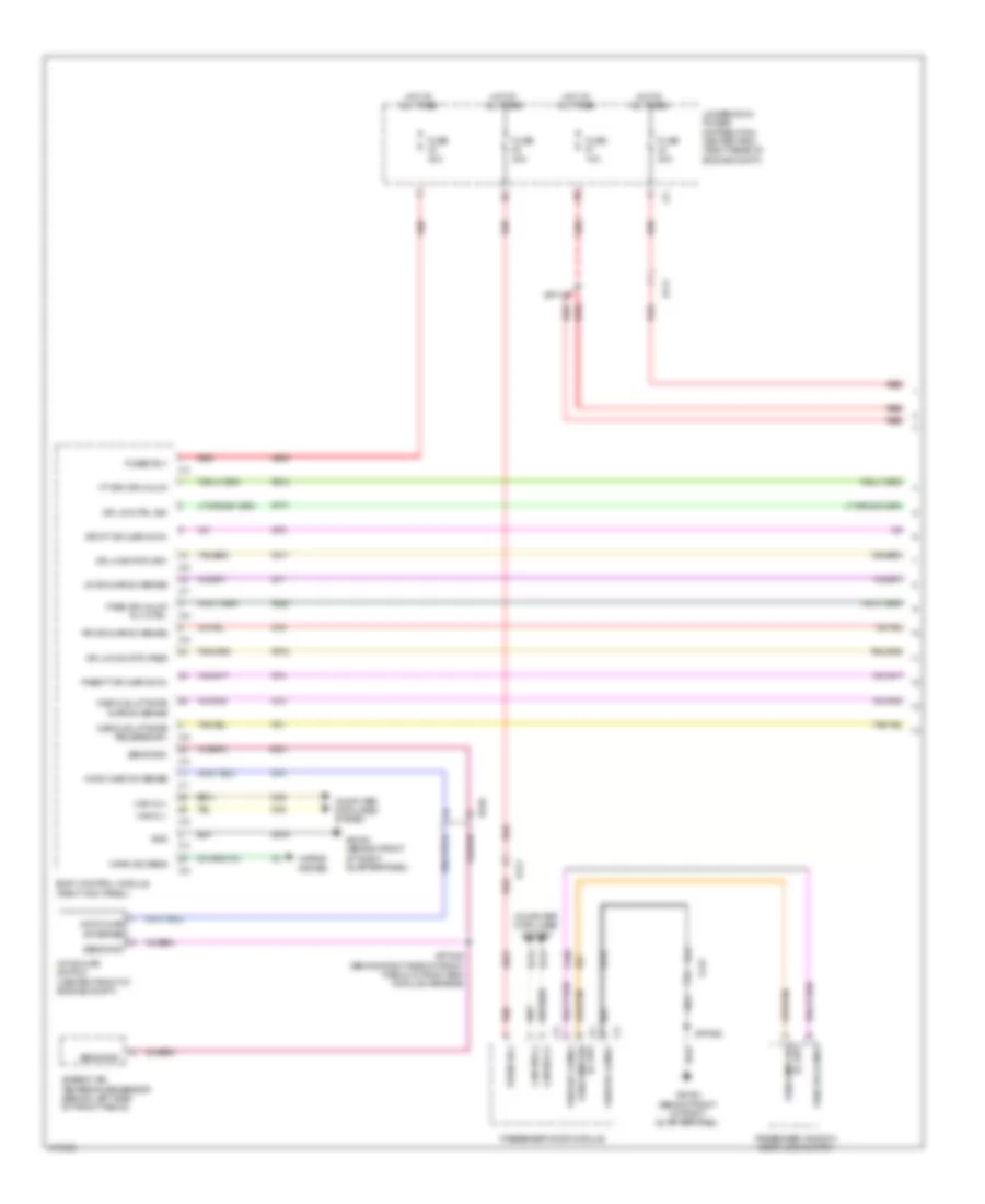 Forced Entry Wiring Diagram 1 of 2 for Dodge Durango Limited 2014