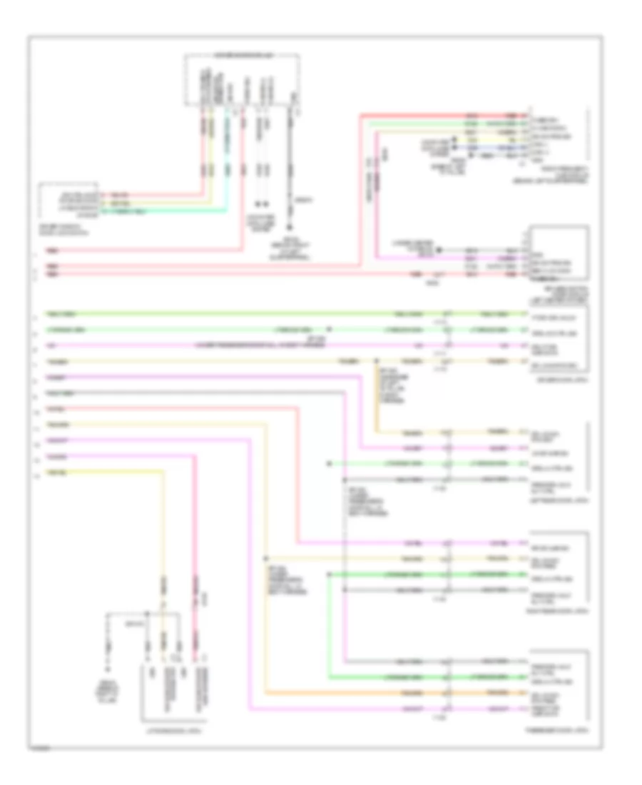 Forced Entry Wiring Diagram 2 of 2 for Dodge Durango Limited 2014