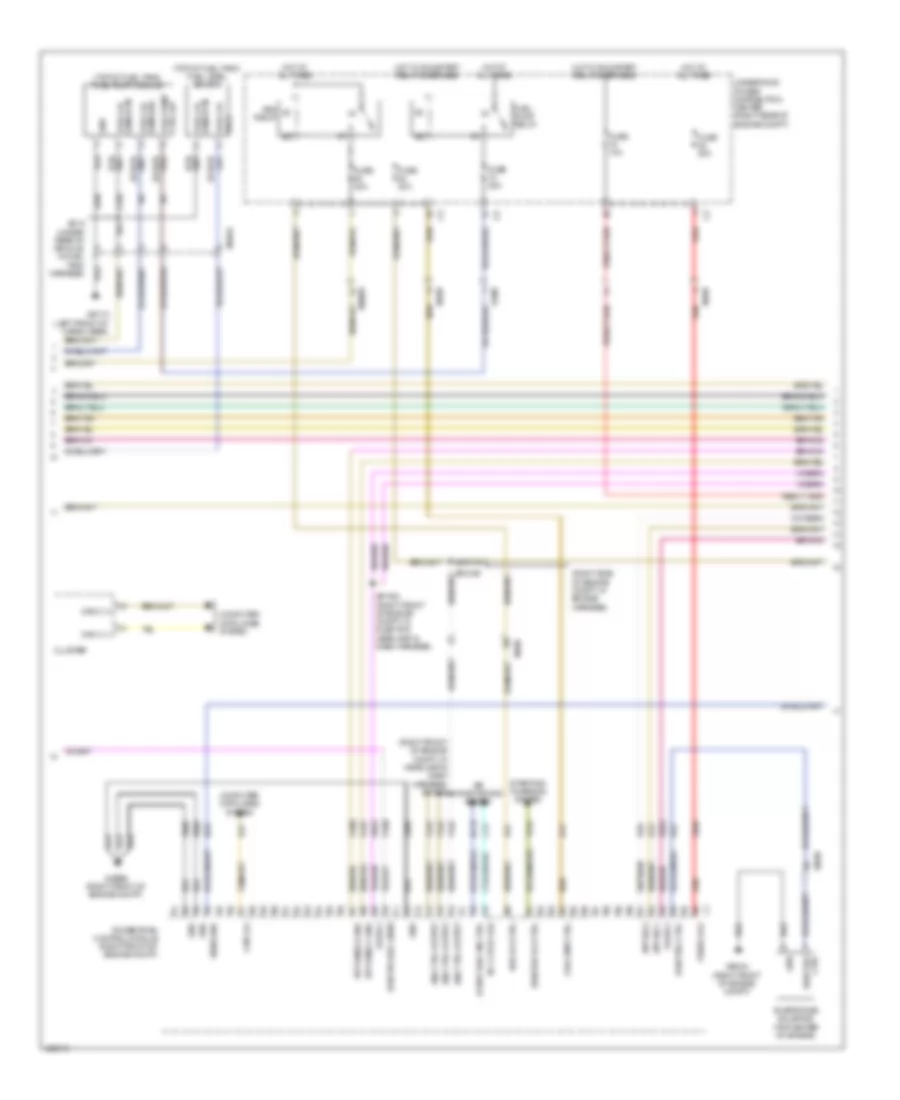 3.6L, Engine Performance Wiring Diagram (4 of 5) for Dodge Durango Limited 2014