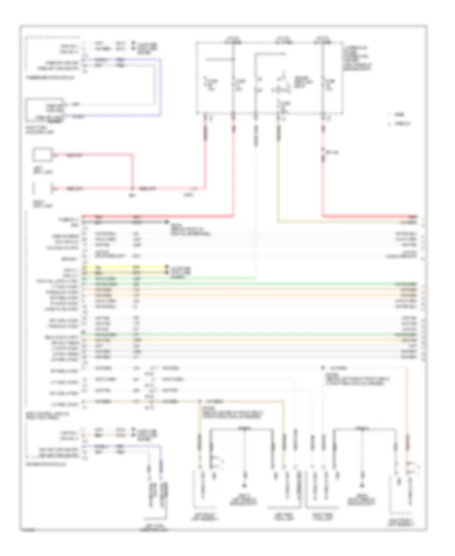 Exterior Lamps Wiring Diagram (1 of 2) for Dodge Durango Limited 2014