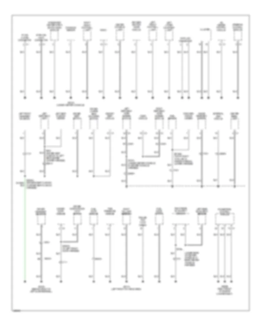 Ground Distribution Wiring Diagram 2 of 4 for Dodge Durango Limited 2014