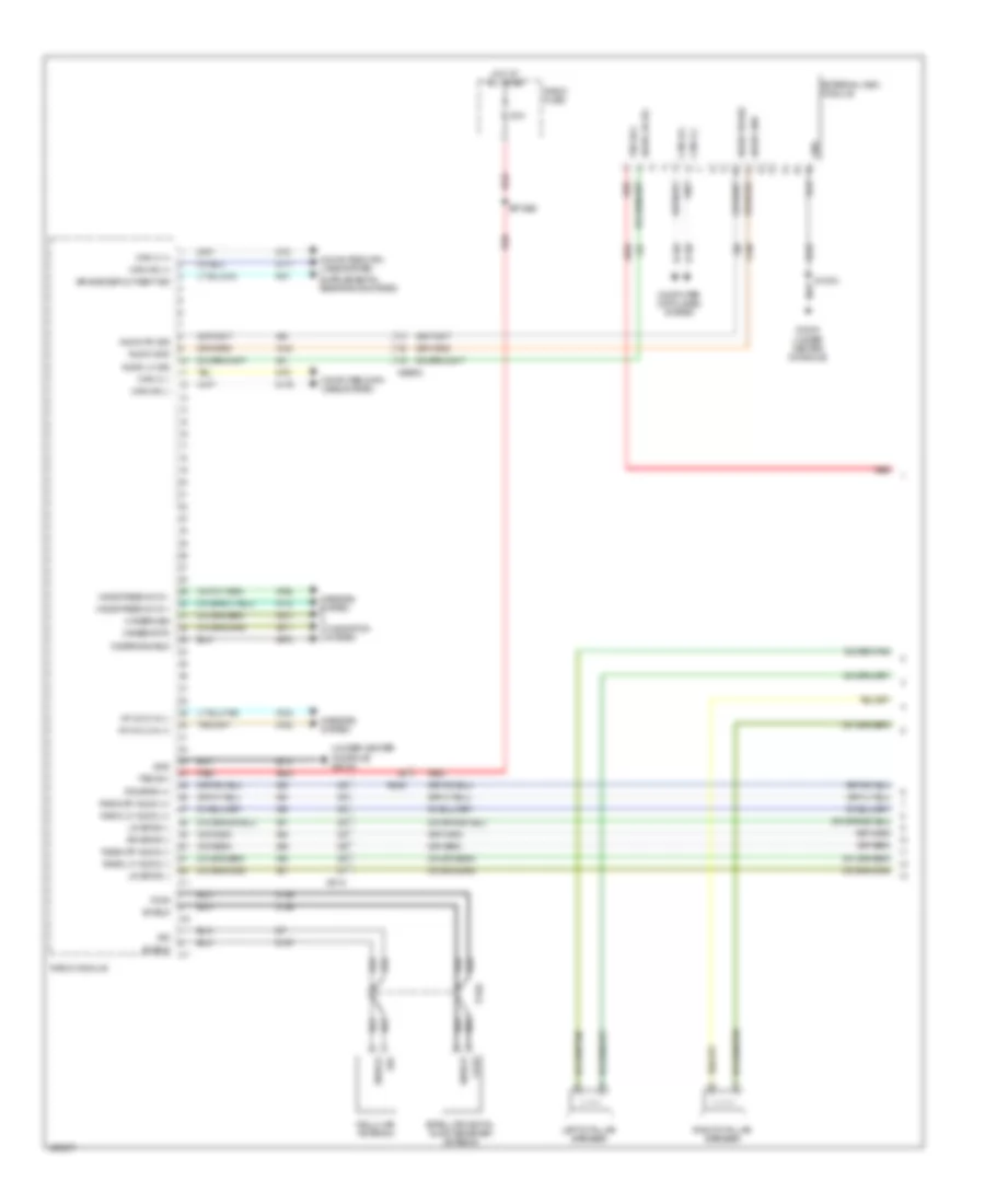 Navigation Wiring Diagram, Premium (1 of 3) for Dodge Durango Limited 2014