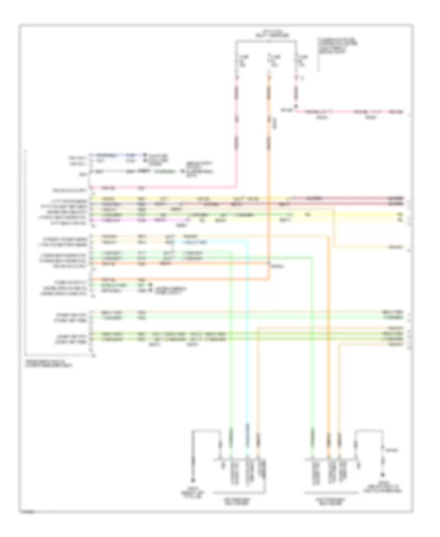 Heated Seats Wiring Diagram (1 of 2) for Dodge Durango Limited 2014