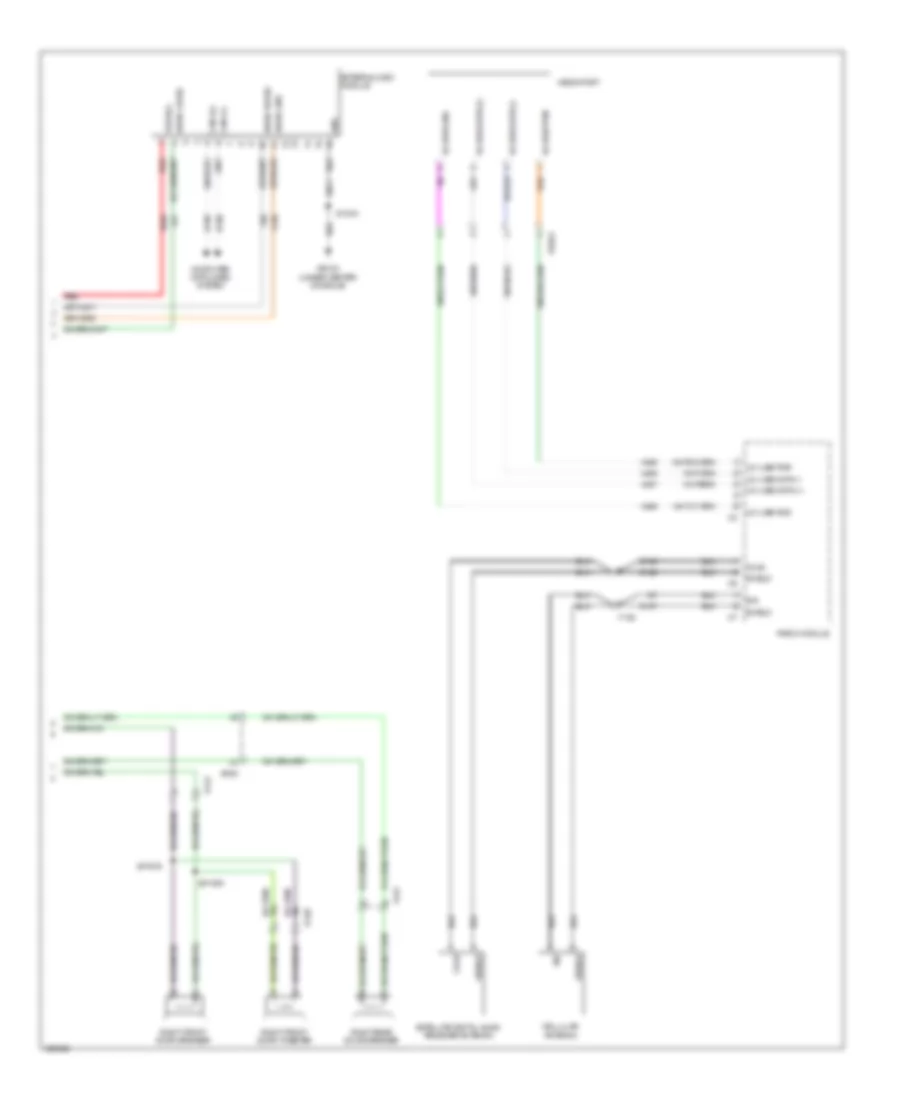 Radio Wiring Diagram, Base (2 of 2) for Dodge Durango Limited 2014