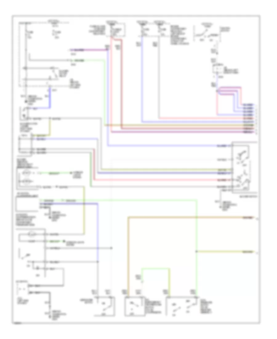 Manual A C Wiring Diagram 1 of 2 for Dodge Avenger ES 2000