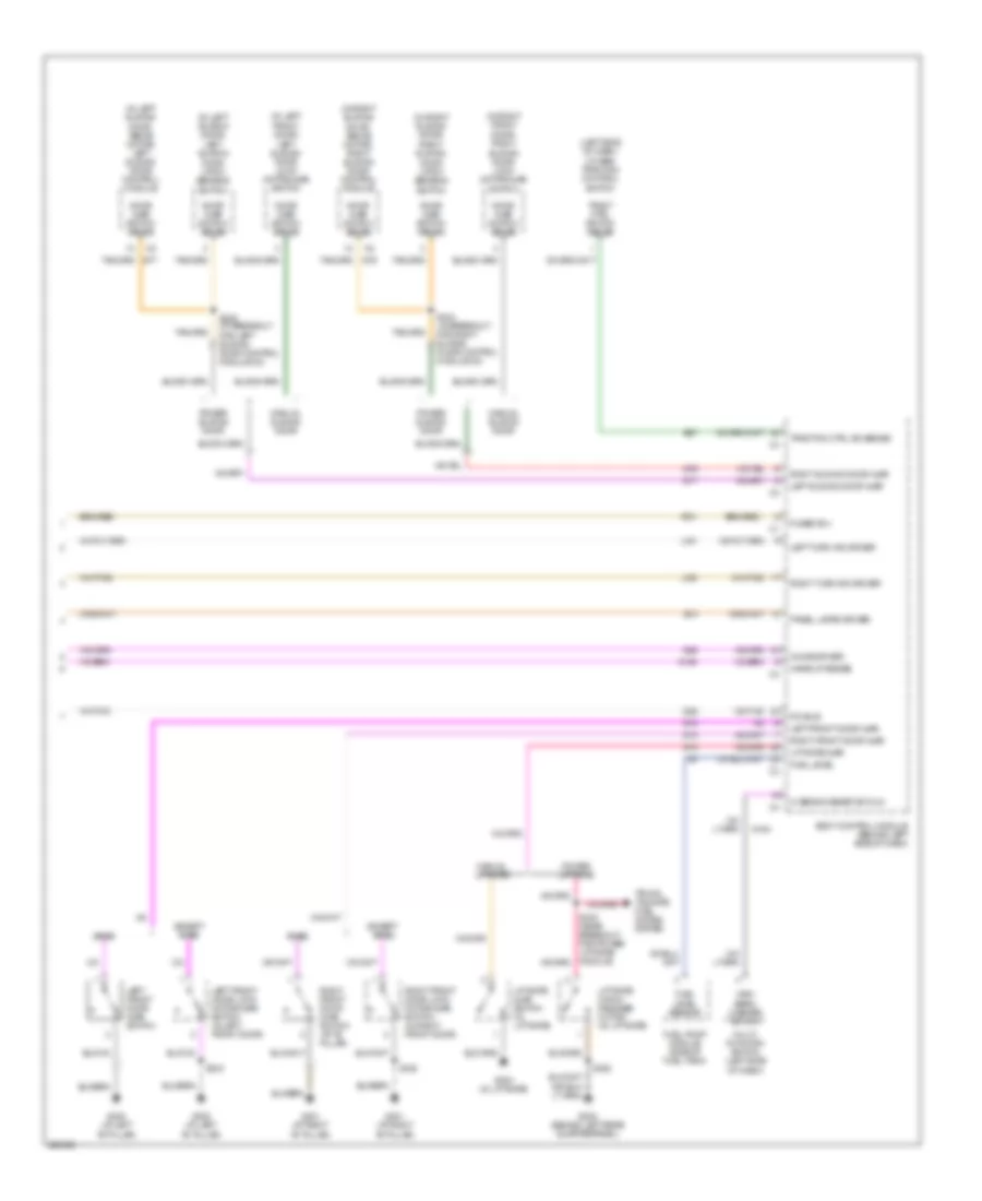 Instrument Cluster Wiring Diagram 2 of 2 for Dodge Caravan SE 2006