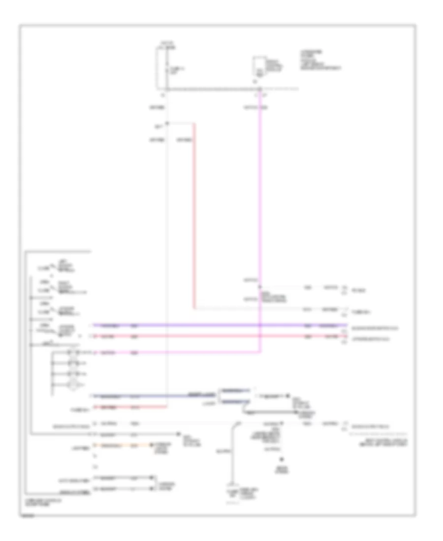 Overhead Console Wiring Diagram for Dodge Caravan SE 2006