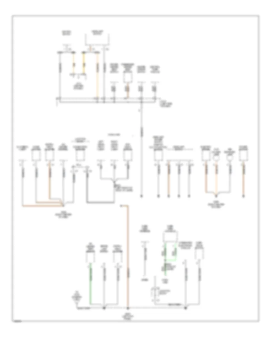 Ground Distribution Wiring Diagram (2 of 4) for Dodge Cab  Chassis R2500 2000