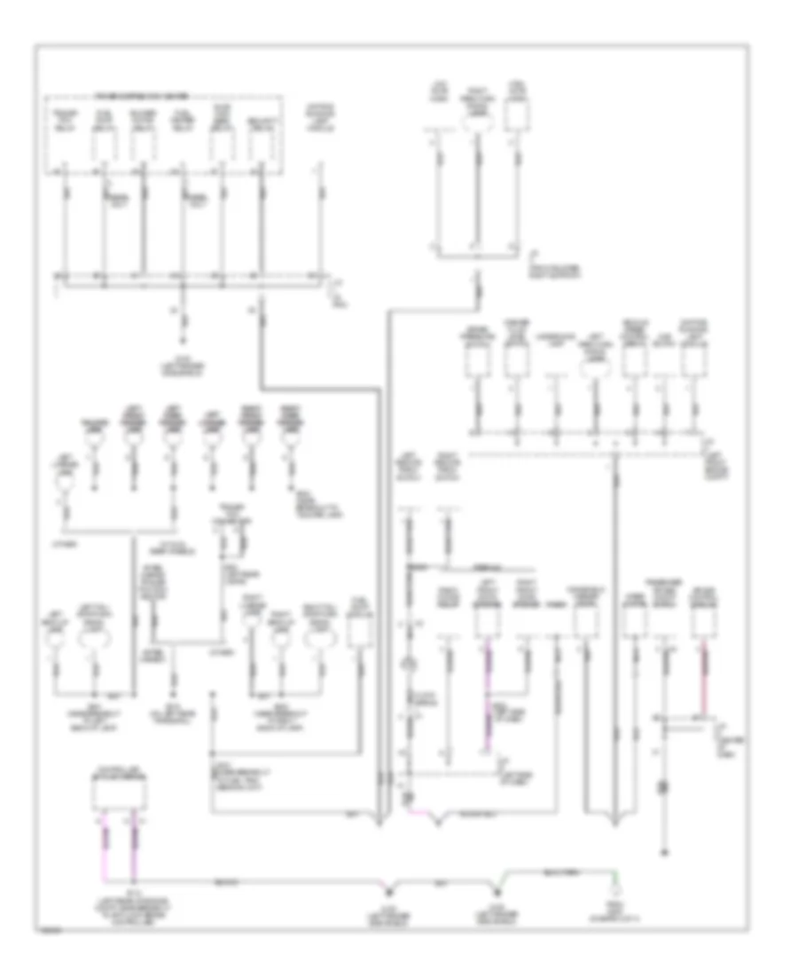 Ground Distribution Wiring Diagram (3 of 4) for Dodge Cab  Chassis R2500 2000