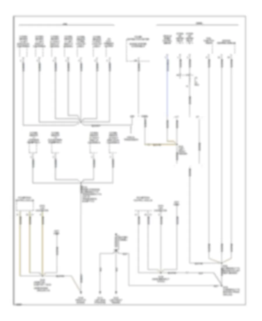 Ground Distribution Wiring Diagram 4 of 4 for Dodge Cab  Chassis R2000 2500