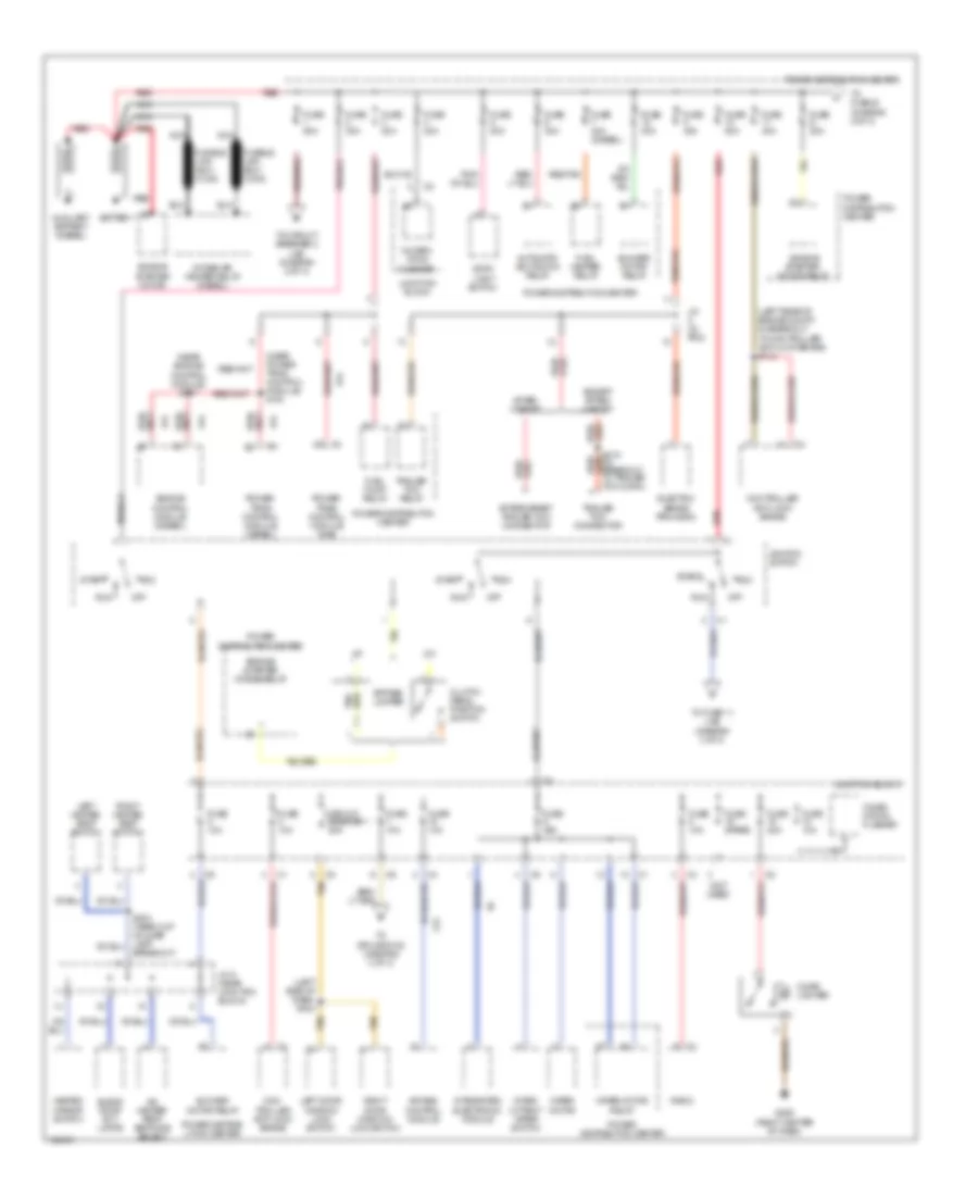 Power Distribution Wiring Diagram 1 of 3 for Dodge Cab  Chassis R2000 2500
