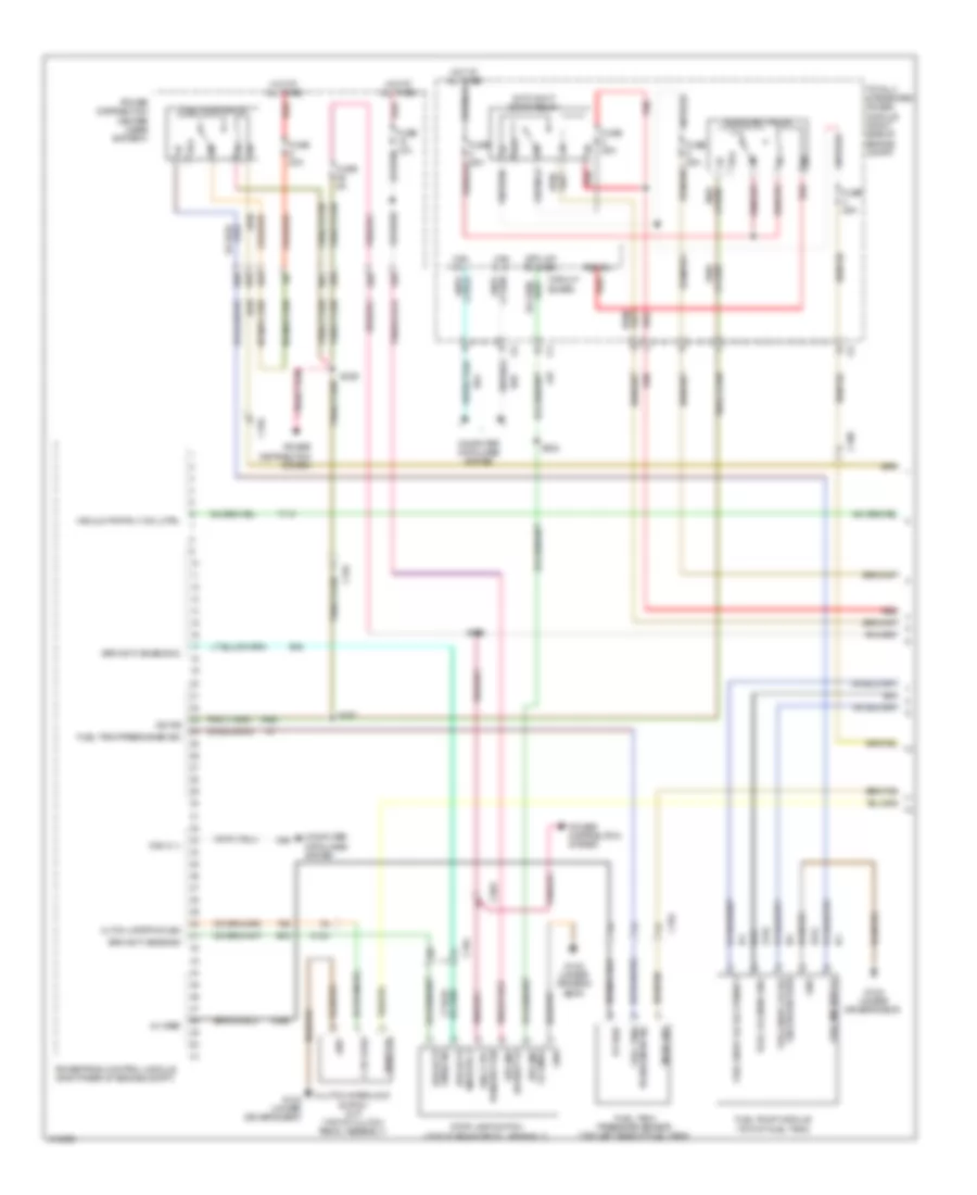 5.7L, Engine Performance Wiring Diagram (1 of 5) for Dodge Challenger RT Classic 2013