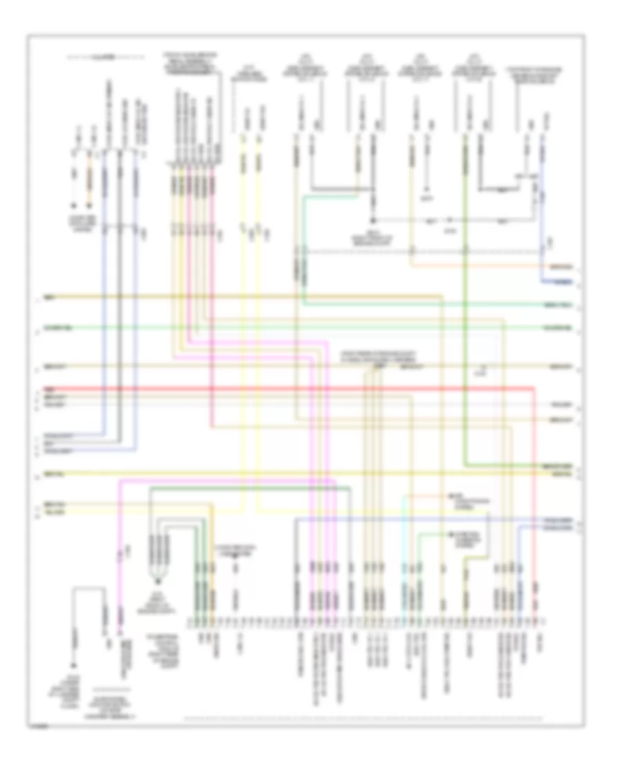 5.7L, Engine Performance Wiring Diagram (2 of 5) for Dodge Challenger RT Classic 2013