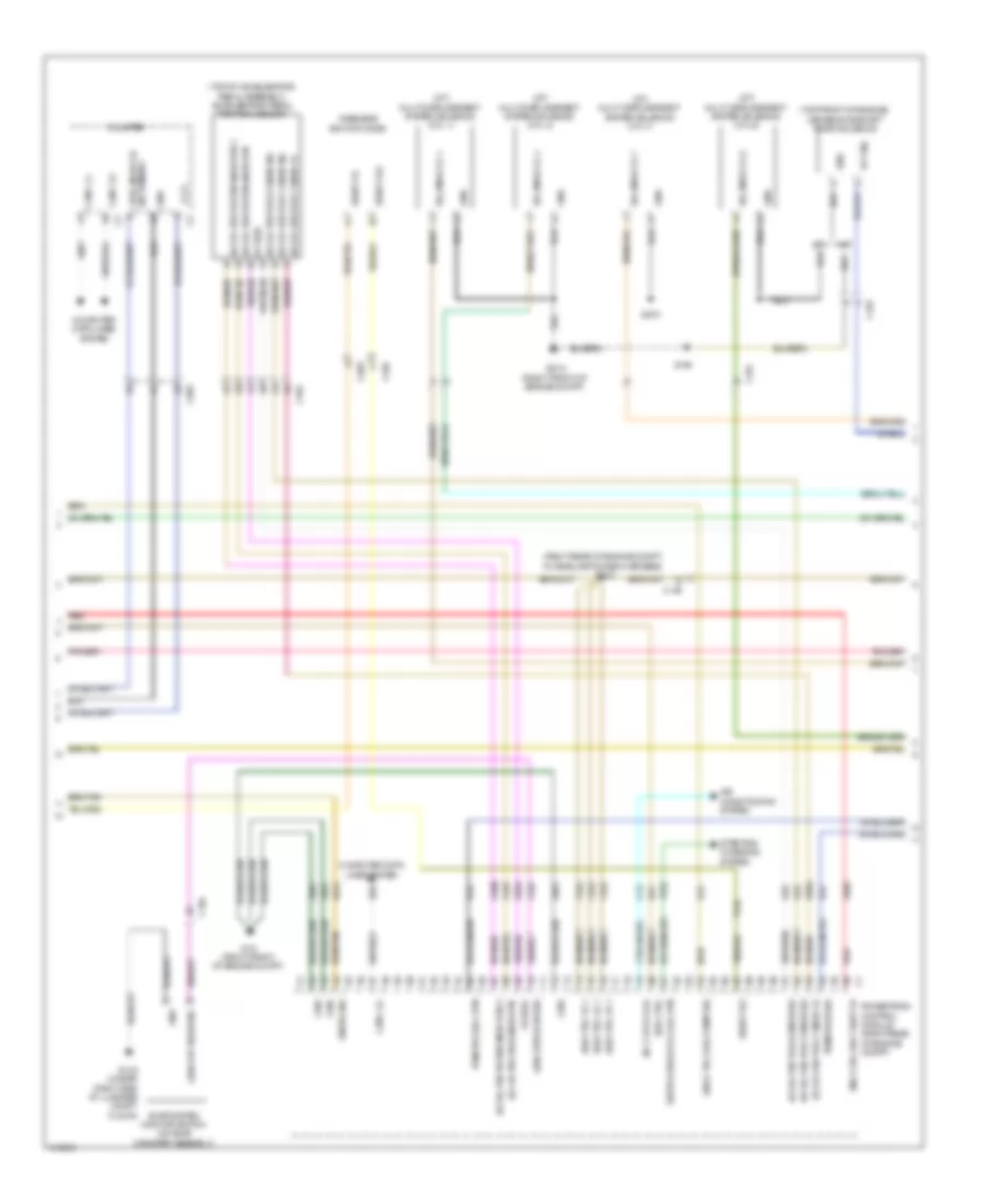 6.4L, Engine Performance Wiring Diagram (2 of 5) for Dodge Challenger RT Classic 2013