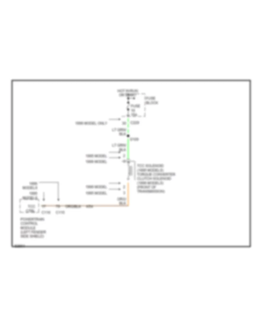 Transmission Wiring Diagram for Dodge Neon High Line 1996