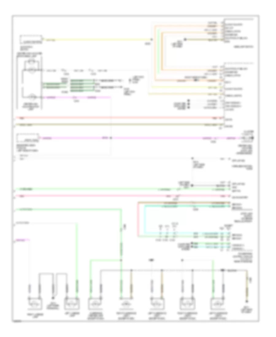Exterior Lamps Wiring Diagram (2 of 2) for Dodge Pickup R1500 2010